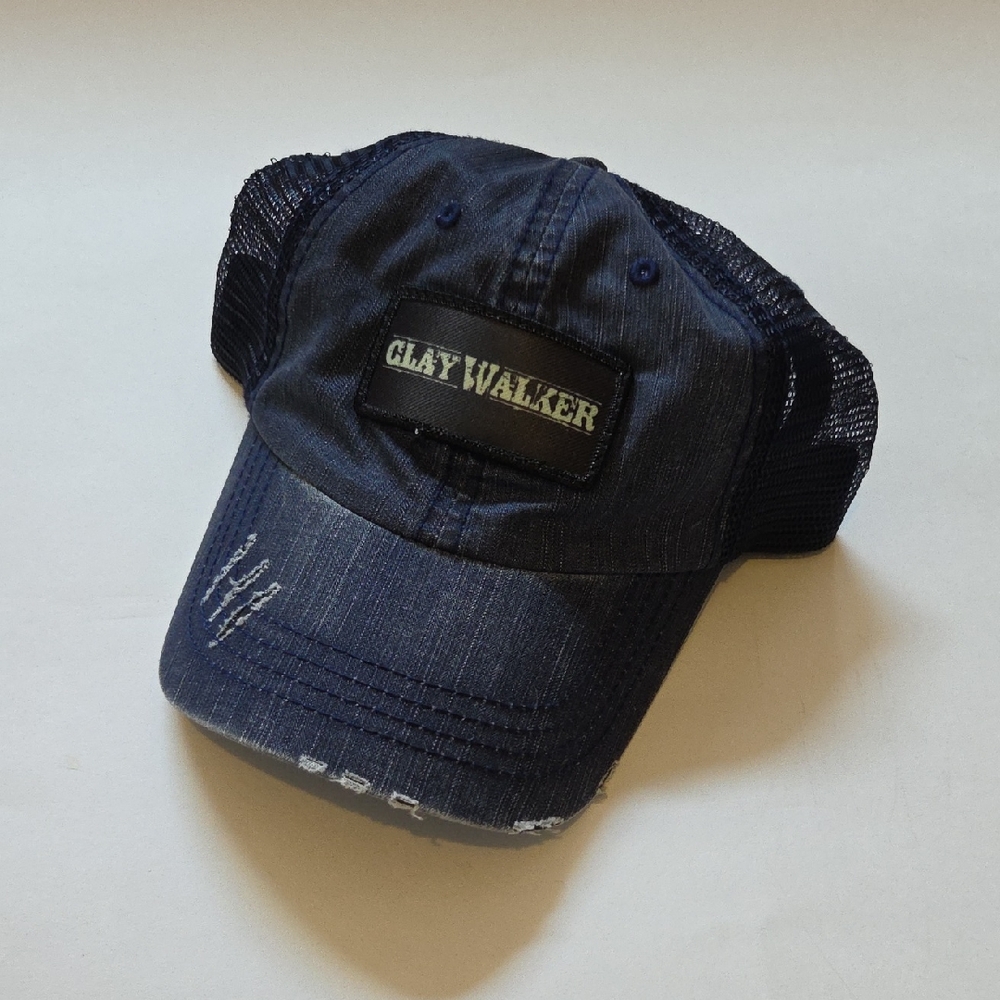 Clay Walker Navy Blue Trucker Hat